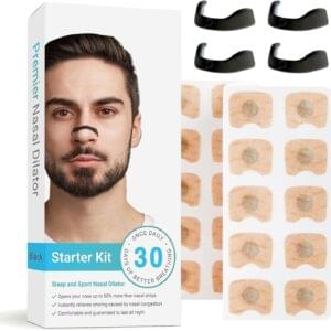 Nose Magnet for Breathing – Magnetic Nasal Strips & Breathing Aids for Men & Women | Improves Airflow & Reduces Snoring | Ideal for Home, Hotel, Travel & Business Trips