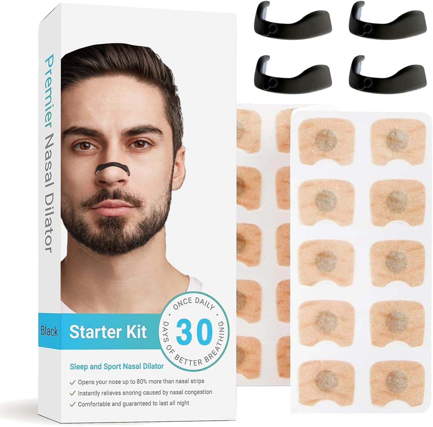 Nose Magnet for Breathing – Magnetic Nasal Strips & Breathing Aids for Men & Women | Improves Airflow & Reduces Snoring | Ideal for Home, Hotel, Travel & Business Trips